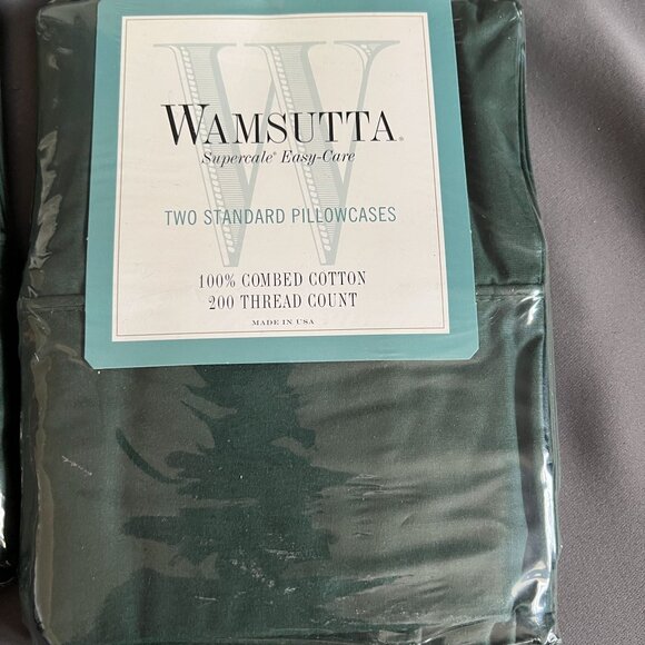 Wamsutta Supercale Easy-Care Full Sheet Set & Pillowcases 100% Cotton 200 Thread - Picture 5 of 6